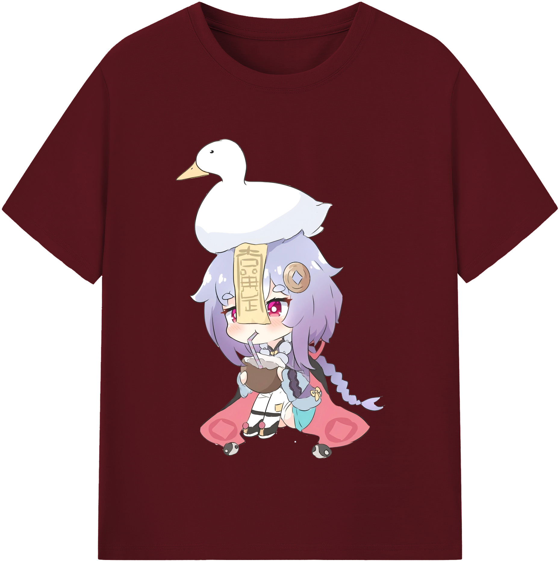 げんし神 七七 なな  genshin Nana 綿100％半袖Tシャツ（フロントプリント）